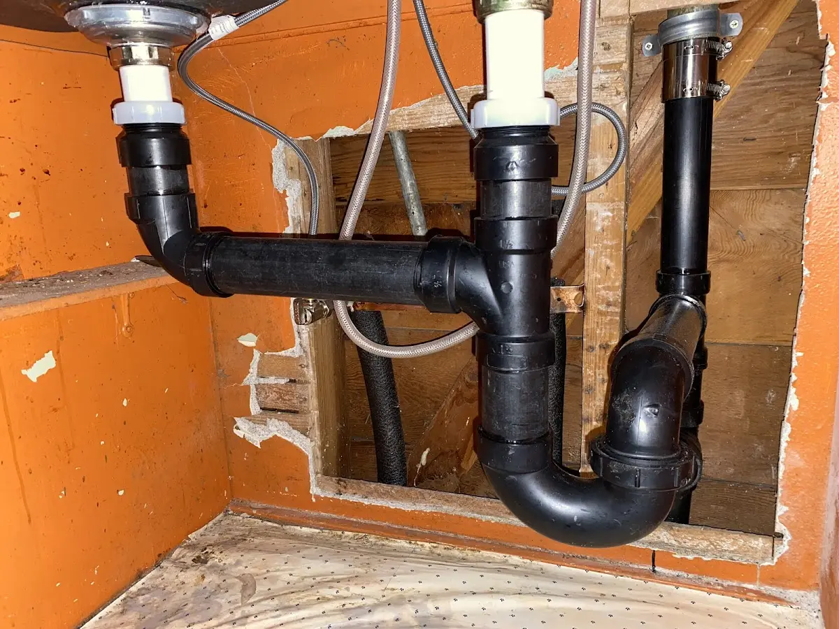 Professional Repiping Services equipment and tools on the job in Muskegon